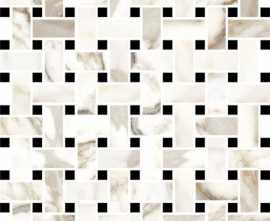 Мозаика Luce Grey Basketweave Satin