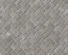 Мозаика Maku Grey Gres Mosaico Spina Matt 1,3x2,3