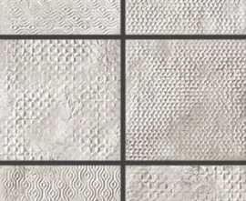 Декор Maku 20 Grid White Inserto Mix 6 40x60