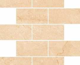Мозаика Marble Trend Crema marfil Матовая, прямоугольник