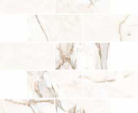 Мозаика Marble Trend Calacatta gold Матовая, прямоугольник