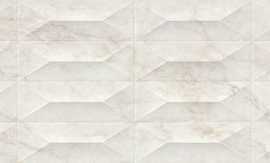 Плитка Marbleplay Calacatta Struttura Gem 3D Rett 30x90