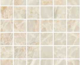 Мозаика Marble-X Скайрос Кремовый Лаппато Ректификат 5х5