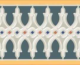 Бордюр Menara Цоколь 12x25,1