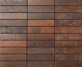 Мозаика Metal Policromatico Lappato Mosaico 2,5х10