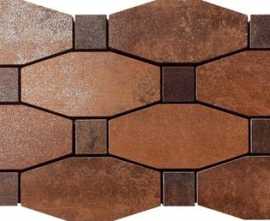 Мозаика Metal Copper Lappato Mosaico Blend
