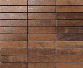 Мозаика Metal Copper Lappato Mosaico 2,5х10