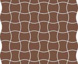 Мозаика Modernizm Brown Mozaika 3,6х4,4