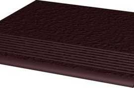 Ступень Natural Duro brown stopnica prosta strukturalna 30x30
