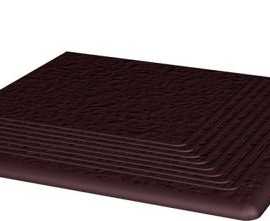 Ступень Natural Duro brown stopnica narozna strukturalna 30x30