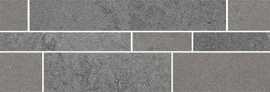 Бордюр Naturstone grafit Listwa mix paski 14,3x71