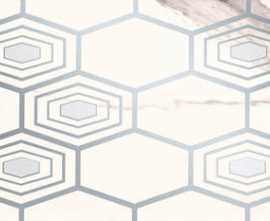 Декор Nella Dekor white 22,3x44,8