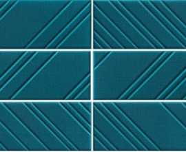 Плитка Nesi bar blue STR mix 7,8x23,7