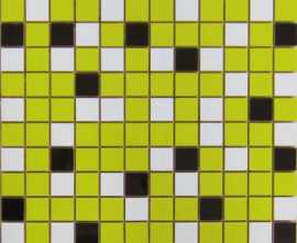 Мозаика Nordic Mix Lime Mosaico 2,5х2,5