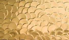 Декор Nordic Gold Shell 29,75x89,46