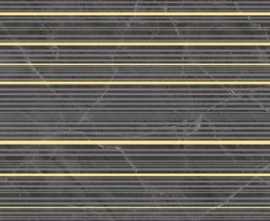 Декор Olimpus Race черный 25x50