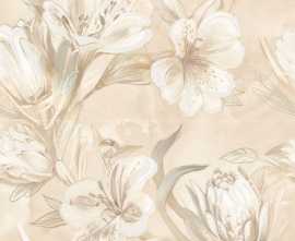 Панно Opale Beige Flower (из 2-х плиток) 63x63