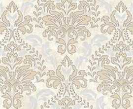 Декор Laparet Persey Damask бежевый 20x40