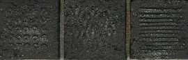 Бордюр Pietra Lavica Crystal Border Mix Listello Tex Black 4,5x24,5