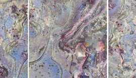 Декор Pietra Lavica Lava D (Azzurro) S/3 49x49