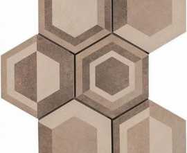 Плитка Rewind Decoro geometrico Corda 18,2x21