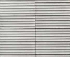 Керамогранит Rice Grigio Struttura Pleat 3D Lux 7,5x20
