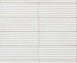 Керамогранит Rice Bianco Struttura Pleat 3D Lux 7,5x20