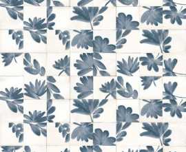 Керамогранит Rice Bianco Decoro Blossom Lux 15x15