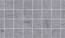 Декор Rock мозаичный серый 20x60