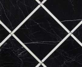 Декор Roma Diamond Incroci Nero Reale Carrara Inserto 60x60