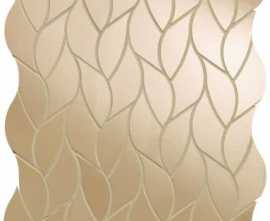 Мозаика Roma Gold Onice Miele Leaves Mosaico Brillante
