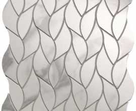 Мозаика Roma Gold Carrara Superiore Leaves Mosaico Brillante