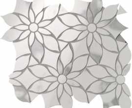 Мозаика Roma Gold Carrara Superiore Daisy Slash Mosaico
