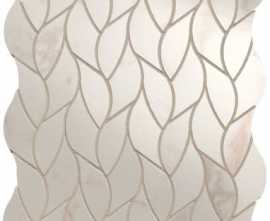 Мозаика Roma Gold Calacatta Delicato Leaves Mosaico Brillante