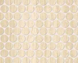 Мозаика Roma Travertino Round Mosaico