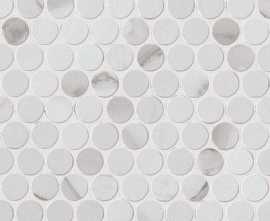 Мозаика Roma Statuario Round Mosaico