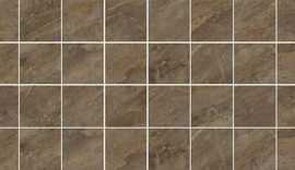 Декор Royal мозаичный коричневый 20x60