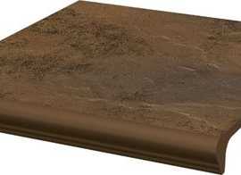 Ступень Semir Beige простая с капиносом структурная 30x33