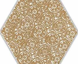 Декор Shiny Lines Gold Heksagon Inserto F 17,1x19,8