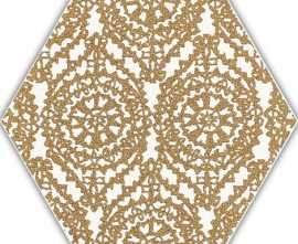 Декор Shiny Lines Gold Heksagon Inserto A 17,1x19,8