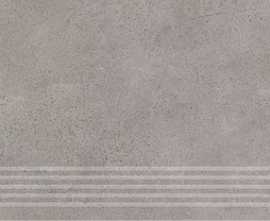 Ступень Silkdust Grys Stopnica Prosta Nacinana Mat 29,8x59,8