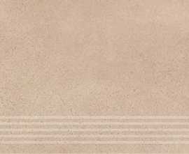 Ступень Silkdust Beige Stopnica Prosta Nacinana Mat 29,8x59,8