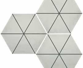 Керамогранит SIX Cementine Capri Talc 23x27