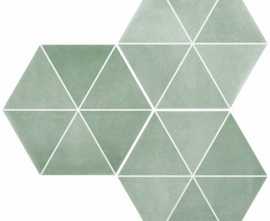 Керамогранит SIX Cementine Capri Aqua 23x27