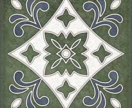 Декор Smalto Decor 3 verde 15x15