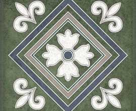 Декор Smalto Decor 2 verde 15x15