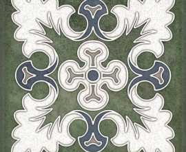 Декор Smalto Decor 1 verde 15x15