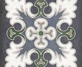 Декор Smalto Decor 1 blu 15x15