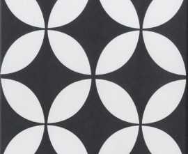 Керамогранит Stamp Black matte 20x20