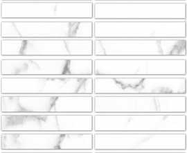 Мозаика Statuario Mosaico 3х15